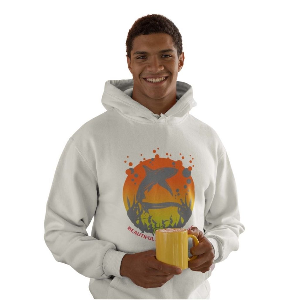 white hoodie mens