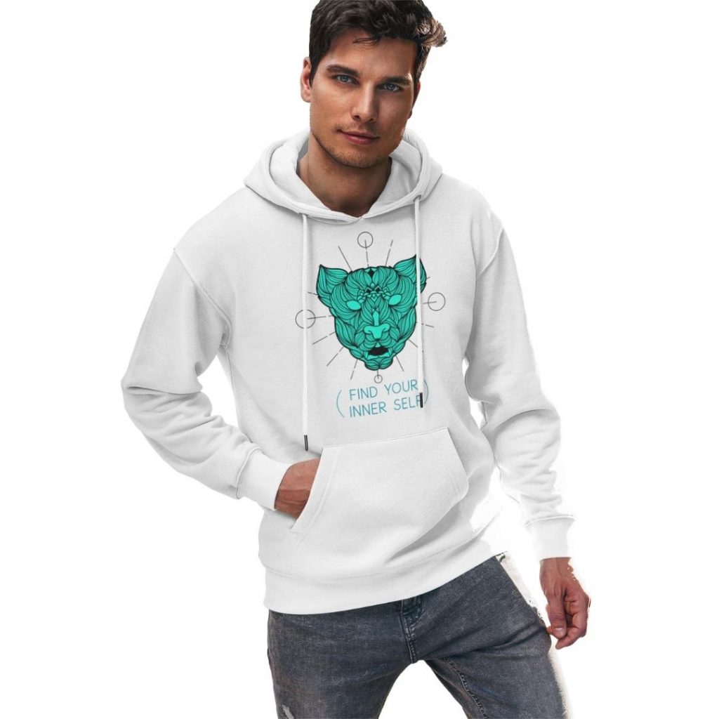 white hoodie mens